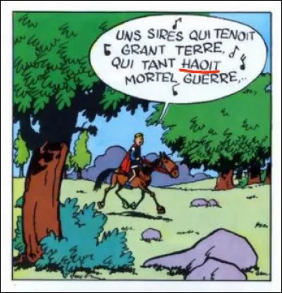 C'est la forme ancienne conjuguée d'un verbe toujours dans notre langue : lequel ?