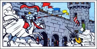 Intéressons-nous aux chevaux parés pour le tournoi : ils sont entièrement... (Complétez !)