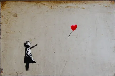 Qui est lauteur de cette uvre intitulée ''La Petite Fille au ballon'' ?