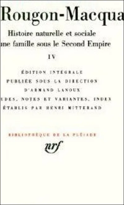 La série "Les Rougon-Macquart" a été écrit par :