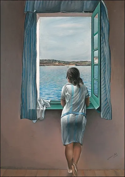 Quel peintre du XXe est l'auteur du tableau "Jeune fille à la fenêtre" ?