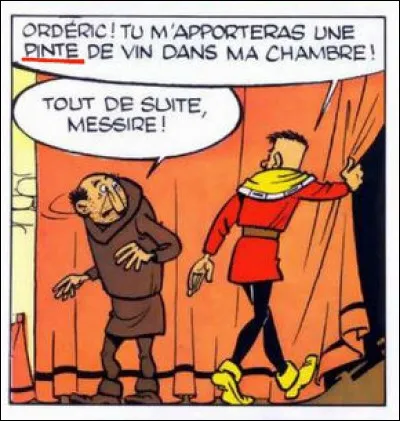 Quelle est la mesure exacte d'une pinte, au Moyen-Âge, dans le royaume de France ?