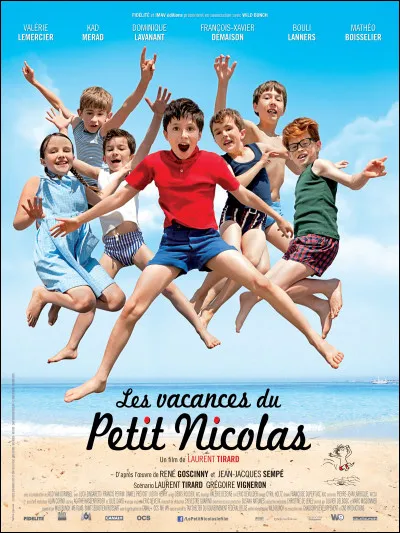 Cette affiche de film a été la deuxième parlant du "Petit Nicolas".