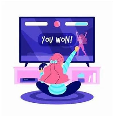 Lorsque tu joues aux jeux vidéo, c'est...