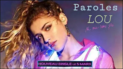 Mais qu'elle est belle Aurore !
Elle est blonde comme Lou !
Connais-tu "Ne me suis pas" ?
"Je ne peux pas partir et te dire ..."