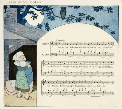 Destination Bruxelles... On aime voyager mais bon. Il pleut aujourd'hui. Et si on allait autre part ? Mais où ? Quoi Angèle ? Tu veux nous héberger ? Si tu veux. Il faut dormir ? C'est vrai. Maintenant ? Ah ok. Bonne nuit ! Tu peux nous chanter une berceuse s'il-te-plaît ? Oui ? T'es trop sympa ! Quoi comme berceuse ? 
"Fais dodo Colas mon ... Fais dodo. T'auras du ..."