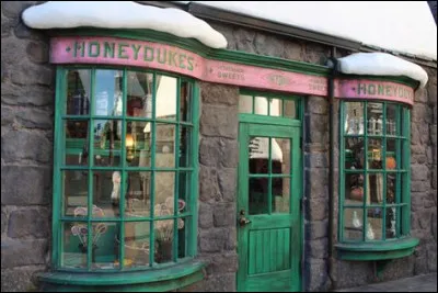 Quel genre de glaces est-il vendu à Honeydukes ?