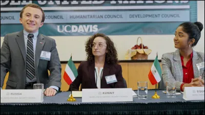 Lors de la simulation de l'ONU, quel pays Ben représentait-il ?