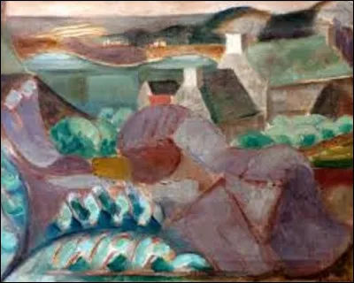 En 1913, quel cubiste a réalisé cette toile intitulée ''Maisons dans les rochers à Ploumanac'h'' ?