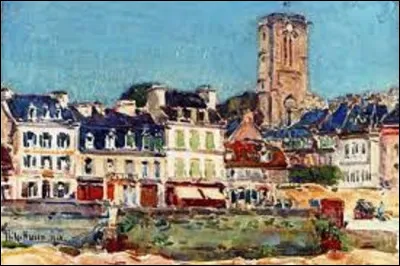 Datant de 1910 ''Quai de Lannion'' est dû à un impressionniste américain qui se nomme...
