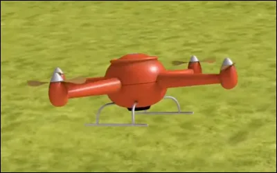 Enfin, lui est un appareil volant sans pilote à bord. Il est utilisé pour faire des reconnaissances en hauteur, ou en appui pour rechercher des personnes ou des animaux disparus. Ceci est...