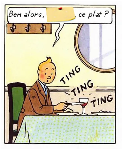 Comme Tintin dans la BD : un poids lourd !