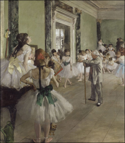 Quel peintre est l'auteur du tableau "La Classe de danse" ?