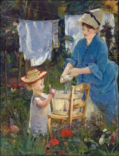 À quel peintre doit-on la toile "Le Linge" ?