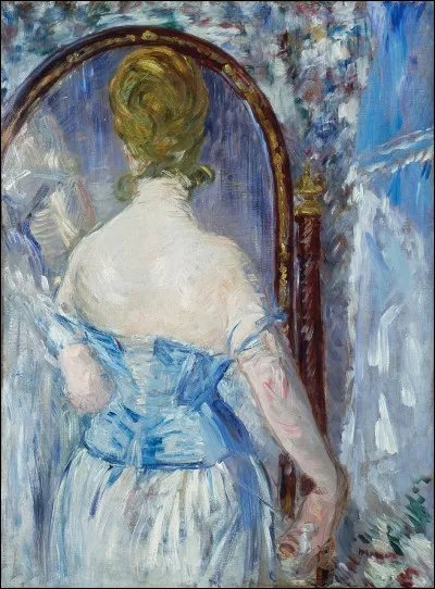 Qui a peint "Femme devant son miroir" ?