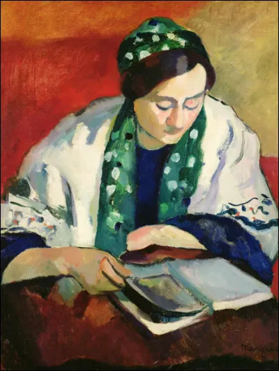 Quel peintre est l'auteur du tableau "La Liseuse au bonnet vert" ?