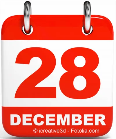 Si on te dit "Je suis né le 28 décembre" je suis :