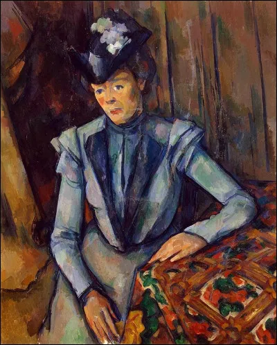 Qui a réalisé "Portrait de dame en bleu" ?