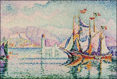 À quel pointilliste doit-on la toile "Antibes, le matin" ?