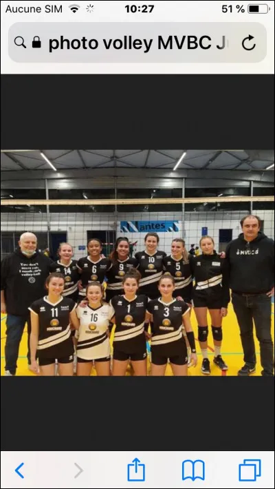 Pour toi le volley, cest :