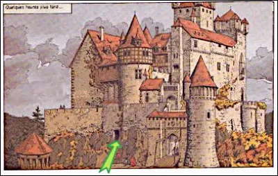 Encore un peu d'architecture ! Quelle est cette issue désignée par la flèche verte ?