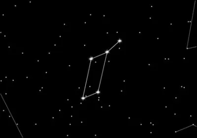 Quel est le nom de cette constellation formant un quadrilatère presque semblable à un losange ?