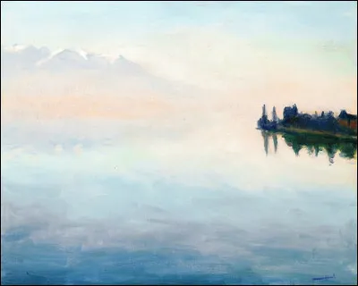 "Le Lac Léman vu de Montreux" a été réalisé par un artiste...