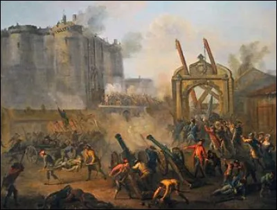 Histoire : En quelle année la prise de la Bastille a-t-elle eu lieu ?