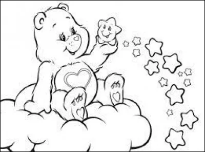 De quelle couleur est Toubisou dans "Les Bisounours" ?