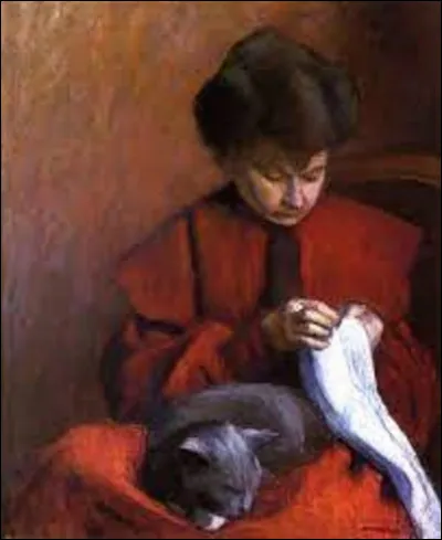 Et on termine ce quiz en cherchant un fauviste. De ces trois artistes, lequel a représenté sa maman assise en train de coudre, avec un chat dormant sur ses genoux, dans ce pastel intitulé ''Sa mère'', réalisé entre 1905 et 1906 ?