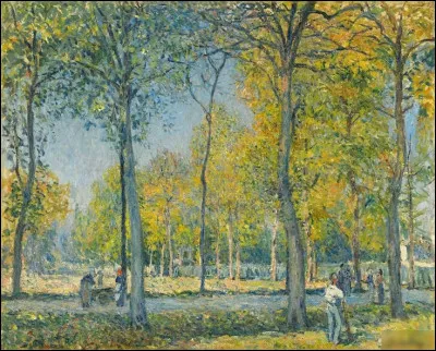 Qui a peint la toile intitulée "Parc" ?