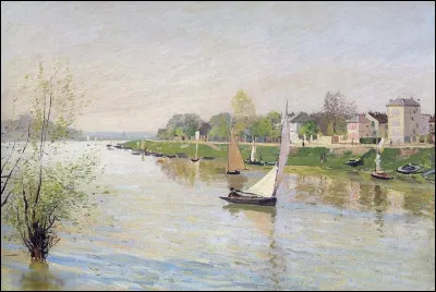 À qui doit-on la toile "La Seine à Argenteuil" ?