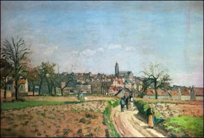 Quel peintre est l'auteur du tableau "Paysage de Pontoise" ?