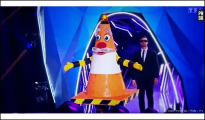 Vrai ou faux ? Le cône de sécurité n'est autre que Michel Ansault, le mari de Chantal Ladesou.