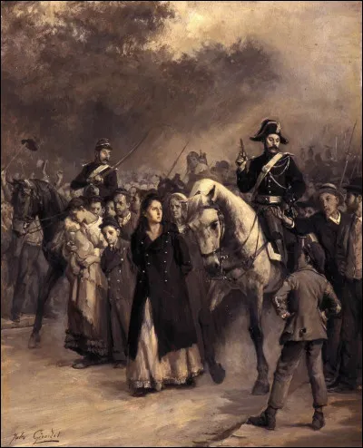 Louise Michel a été emprisonnée à plusieurs reprises lors de manifestations.