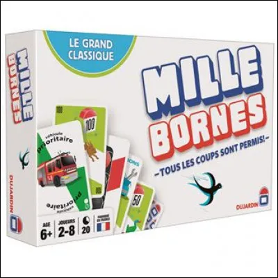 Loisirs : Dans le jeu "Mille Bornes", les cartes d'attaque sont : les accidents, les pannes d'essence, les crevaisons, les feux rouges et ...