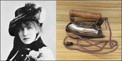 La célèbre actrice, peintre et sculptrice Sarah Bernhardt, aurait-elle pu utiliser un fer à repasser électrique ?