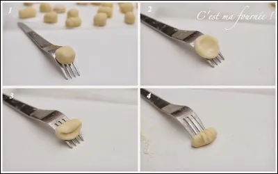 Comment façonner un [gno...] à l'aide d'une fourchette ?
Regardez la photo !