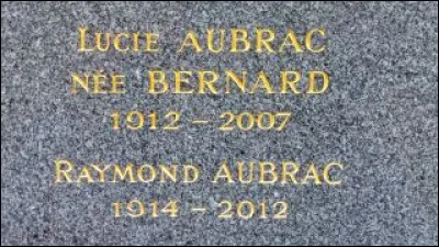 Pendant la Seconde Guerre mondiale, Lucie Aubrac a-t-elle été arrêtée.