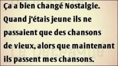 La radio française est dans l'obligation de passer 70% de ses chansons en français de 8 h à 20 h.