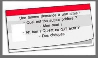 On a tout à fait le droit de faire un chèque avec tous papiers n'ayant rien d'écrit déjà dessus ?