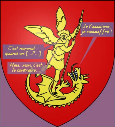 Et tout à coup, le dragon Ségara d'amour et de douleur (d'ailleurs, il le dit !)