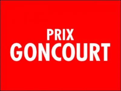 A obtenu le prix Goncourt :