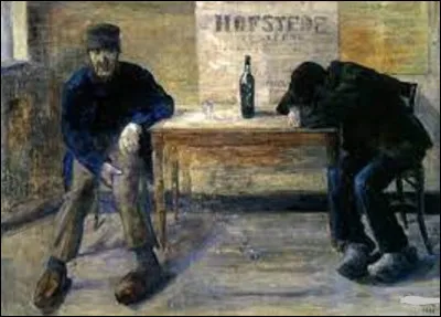 Datant de 1883 ''Les Pochards'' est une toile symboliste. De ces trois artistes, lequel a d&eacute;peint cette sc&egrave;ne d'ivresse ?
