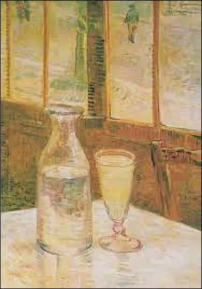 En 1887, quel postimpressionniste a ex&eacute;cut&eacute; cette toile nomm&eacute;e ''Nature morte &agrave; l'absinthe'' ?