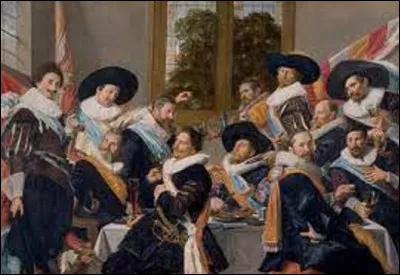 Huile sur toile r&eacute;alis&eacute;e en 1627, quel baroque a peint ce tableau intitul&eacute; ''Banquets des officiers du corps des archers de Saint-Adrien'' ?