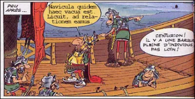 Le centurion de la garnison romaine en Corse ne déroge jamais à ses habitudes ! La preuve...