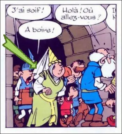 Toujours dans la mode, quels sont ses voiles qui pendent du hennin de la dame ?