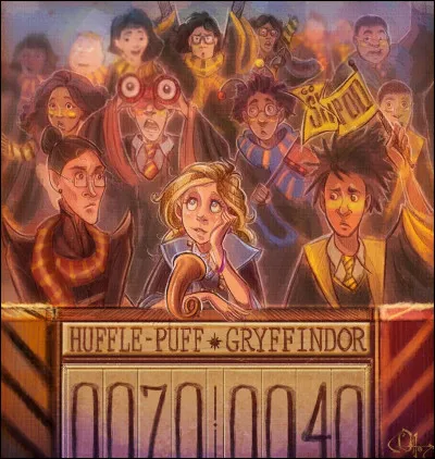 Luna a une fois commenté un match de Quidditch, qui étaient les deux équipes qui s'affrontaient ?