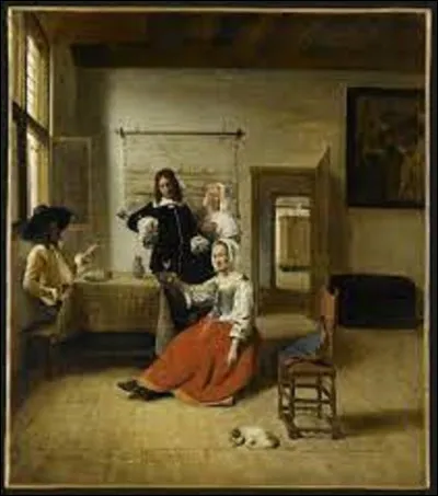 Quel baroque a exécuté, en 1658, ce tableau intitulé ''La Buveuse'' ?